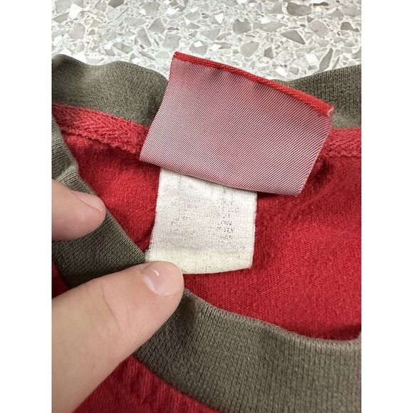 Y2K Tampa Bay Buccaneers Sewn On Patch Red Large T-shirt XL - Picture 7 of 7